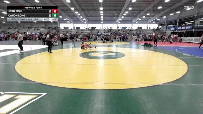 145 lbs Round Of 32 - Josh Fish, UT vs Canon Long, SC