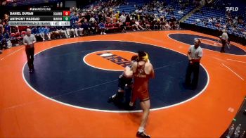 165 lbs Quarterfinals (8 Team) - Daniel Duran, Schaumburg (H.S.) vs Anthony Haddad, Aurora (Marmion Academy)