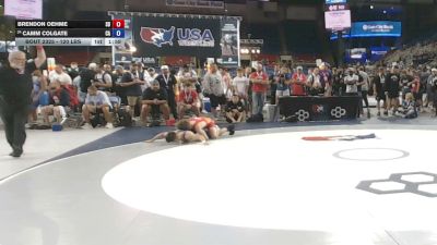 120 lbs Cons. Sub-rd Of 32 - Brendon Oehme, South Dakota vs Camm Colgate, California