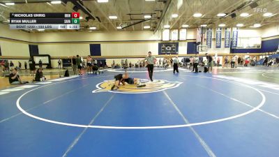 150 lbs Consi Of 4 - Nicholas Uhrig, Iron Faith vs Ryan Muller, Savage Wrestling Academy