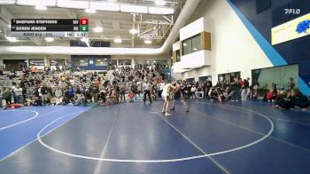 215 lbs Quarterfinal - Soren Jensen, Ridgeline vs Shepard Stephens, Davis