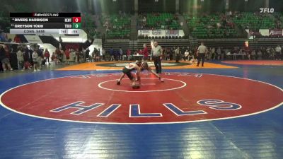 7A 106 lbs Cons. Semi - Rivers Harbison, Hewitt-Trussville vs Greyson Todd, Tuscaloosa County