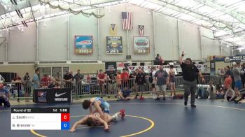 51 kg Round Of 32 - Jakob Smith, Boneyard Wrestling Academy vs Blaine Brenner, Team Wisconsin