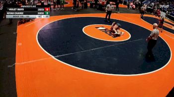 155 lbs Quarterfinal - Violet Mayo, Berwyn-Cicero (Morton) vs Kiyah Chavez, Oswego (H.S.)