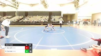 89 lbs Semifinal - Finbar Gornell, Red Nose WC vs Riley Correal, Iron Horse