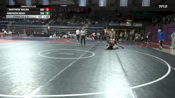 184 lbs Consi Of 8 #1 - Matthew Walsh, Harvard vs Greyson Meak, Penn