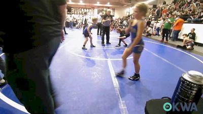 82-83 lbs Rr Rnd 3 - Kadence Rutherford, Grove Takedown Club vs Avery Taylor, Brushy Wrestling Club