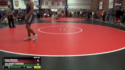 190 lbs Round 1 - Salomon Cordero, Burlington vs Cale Bryant, Cardinal Community