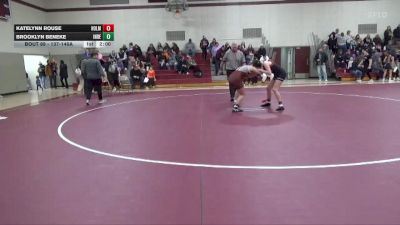 137-146A 1st Place Match - Katelynn Rouse, Cedar Falls Holmes Girls vs Brooklyn Beneke, Independence Girls