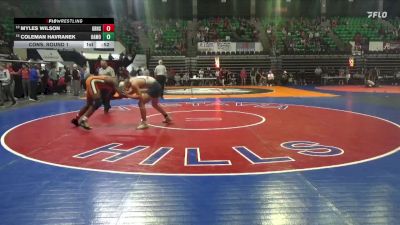 7A 190 lbs Cons. Round 1 - Myles Wilson, Grissom Hs vs Coleman Havranek, Oak Mountain