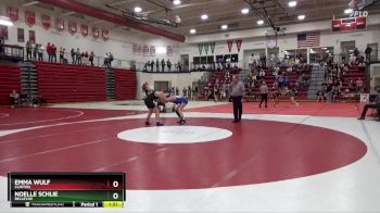 145 lbs Cons. Round 3 - Emma Wulf, Clinton vs Noelle Schlie, Bellevue