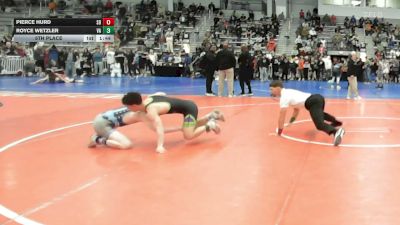 113 lbs 5th Place - Pierce Hurd, SD vs Royce Wetzler, VA