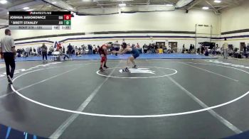 125 lbs 1st Place Match - Brett Stanley, John Carroll University vs Joshua Jasionowicz, East Stroudsburg University