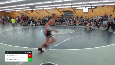 70 lbs Consi Of 8 #2 - Peyton Mister, Apalachin vs Navelle Hawkins, Binghamton