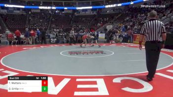 106 lbs Prelims - Ty Watters, West Allegheny vs Dominic Ortlip, Spring-Ford