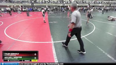 98 lbs Quarterfinal - Mitchell Webster, Due North Wrestling vs Tyler Gerhold, DC Elite Wrestling