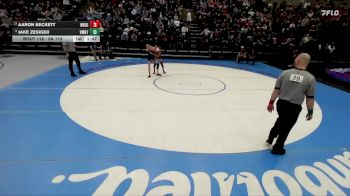 5A 113 lbs Quarterfinal - Jake Zesiger, Viewmont vs Aaron Beckett, Northridge