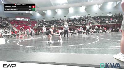 73 lbs Consi Of 8 #2 - Hunter King, Sperry Wrestling Club vs Lorraine Nealy, Berryhill Wrestling Club