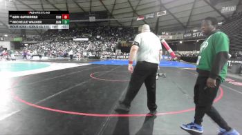 Girls 4A 115 lbs Cons. Round 1 - Ezri Gutierrez, Ferris (Girls) vs Michelle Walker, Juanita (Girls)