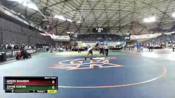 4A 285 lbs Cons. Round 1 - Ameer Shaheen, Camas vs Zayne Kuewa, Skyline