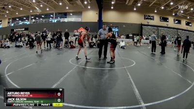 120 lbs Round 2 (8 Team) - Arturo Reyes, Mat Assassins Black vs Jack Gilson, North Carolina National Team