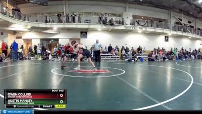 136 lbs Cons. Round 3 - Owen Collins, Taylor Wrestling Club vs Austin Manley, Decatur Wrestling Club