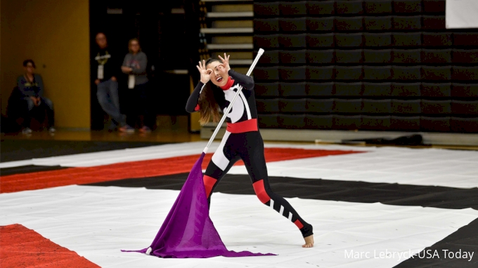 Onyx Color Guard Flomarching Marching Arts