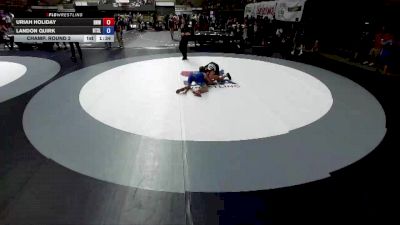 113 lbs Champ. Round 2 - Uriah Holiday, Rough House Wrestling vs Landon Quirk, Beat The Streets - Los Angeles
