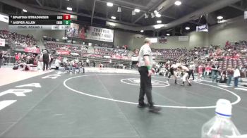 3A 150 lbs Cons. Round 2 - Jasper Allen, Emery vs Spartan Stradinger, Union