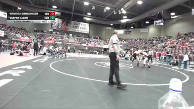 3A 150 lbs Cons. Round 2 - Jasper Allen, Emery vs Spartan Stradinger, Union