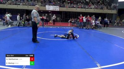 62 lbs Quarterfinal - Aiden Dahlheimer, York vs Edward Bishop, Monroeville