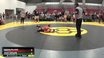 65 lbs Round 1 (8 Team) - Paxton Fellows, Dynasty vs Wyatt Mcclain, Olympia/Demolition