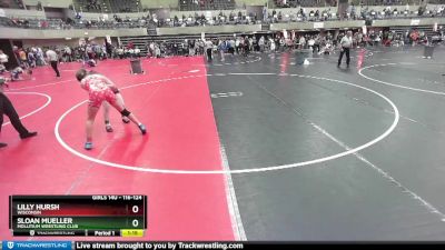 116-124 lbs Cons. Round 3 - Lilly Hursh, Wisconsin vs Sloan Mueller, Mollitium Wrestling Club