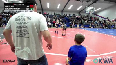 43 lbs Consi Of 8 #1 - Huxley Hill, Raw Wrestling Club vs Sebastian Summitt, Newkirk Takedown Club