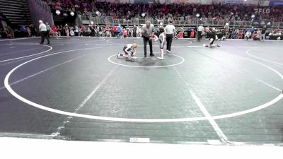 58 lbs Quarterfinal - Duke Rich, Excelsior Springs Youth Wrestling vs Lincoln Sanders, Sallisaw Takedown Club