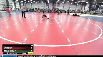 76 lbs Rd# 2 12:00pm Friday - Nico Emili, PA Silver vs Jaxon Randle, Oklahoma Outlaws