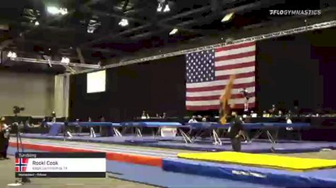 Rocki Cook - Tumbling, Eagle Gymnastics TX - 2021 USA Gymnastics Championships