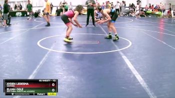 112 lbs Cons. Round 5 - Elijah Ogle, Red Cobra Wrestling Academy vs Ayden Ledesma, Whitmer