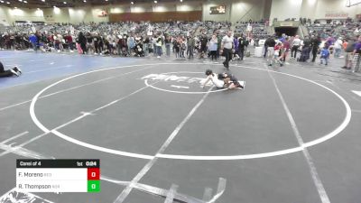 58 lbs Consi Of 4 - Fitz Moreno, Red Wave WC vs Rich Thompson, Nor Cal's Finest Wr Ac