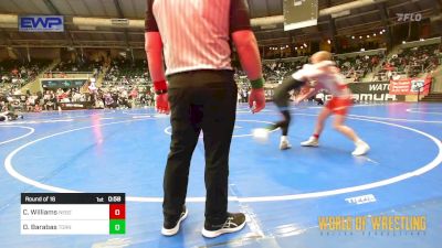 120 lbs Round Of 16 - Carter Williams, Nebraska Boyz vs David Barabas, Tornado Wrestling