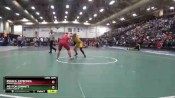 285 lbs Semis & 1st Wrestleback (8 Team) - Ryan D. Zatechka, Omaha Westside vs Peyton Dimmitt, North Platte