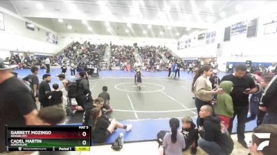 67 lbs Quarterfinal - Garrett Mozingo, NexGen RTC vs Cadel Martin, Adrenaline