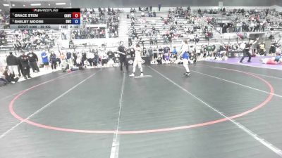 59 kg Quarters - Grace Stem, Cardinal WC vs Shelby Moore, Bearcat Wrestling Club