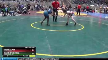 110 lbs Semifinal - Aylah Clark, Klamath Falls vs Nambi O`Donnell, Unattached