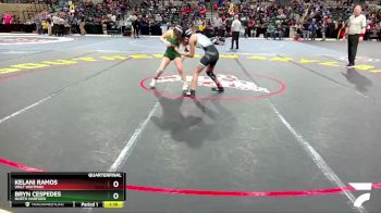 100 lbs Quarterfinal - Bryn Cespedes, North Harford vs Kelani Ramos, Walt Whitman