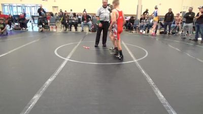 90 lbs Rr Rnd 6 - Manny Reitz, Partner Trained K-8 vs Carter Kantner, Louisville WC K-8