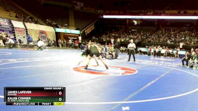 157 Class 1 lbs Champ. Round 1 - James Lafever, Diamond vs Kaleb Conner, St. Mary`s South Side