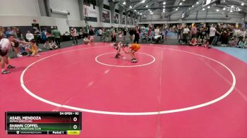 92 lbs 3rd Place Match - Asael Mendoza, Dumas Wrestling vs Shawn Coffel, NB Elite Wrestling Club