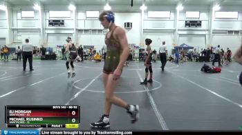 88-92 lbs Round 2 - Rj Morgan, Unattached vs Michael Rusinko, Unattached