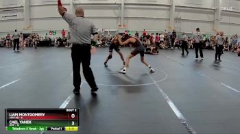 126 lbs Round 1 (6 Team) - Cael Yanek, OMP vs Liam Montgomery, 330 Lab